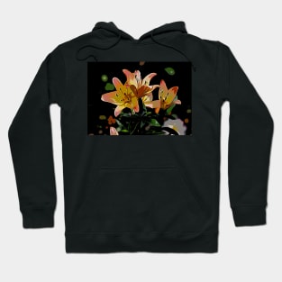 Pink/Yellow flower Hoodie